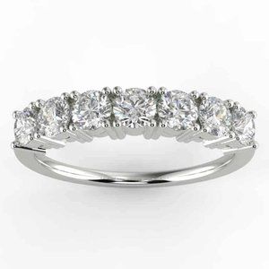 3/4 carat natural diamond wedding band